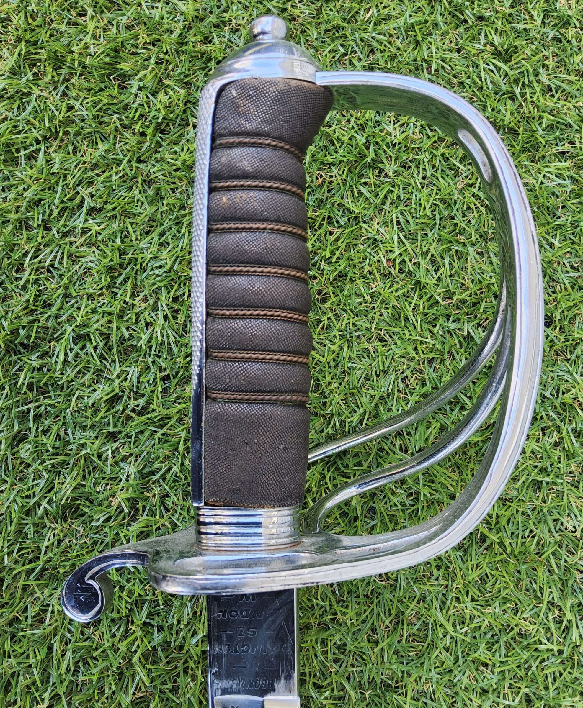 1821 Pattern New Zealand Artillery Officers Sword & Scabbard - Image 12
