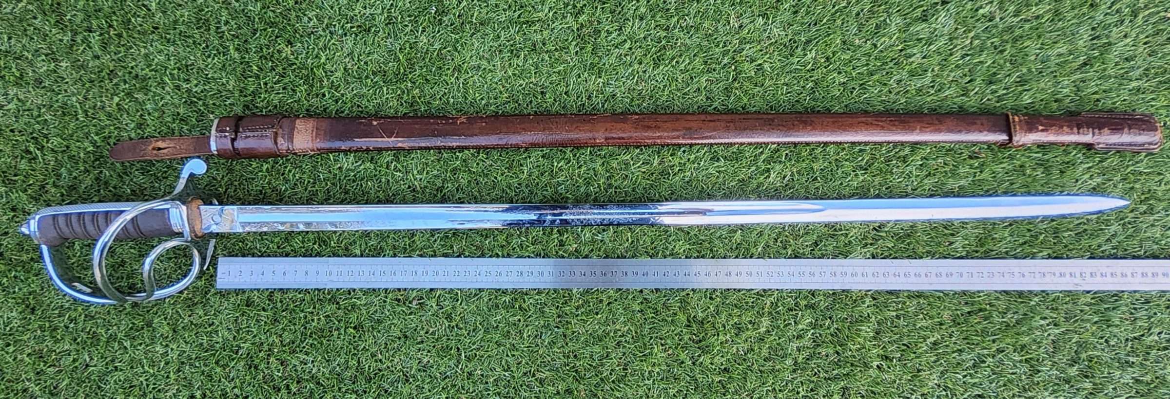 1821 Pattern New Zealand Artillery Officers Sword & Scabbard - Image 19