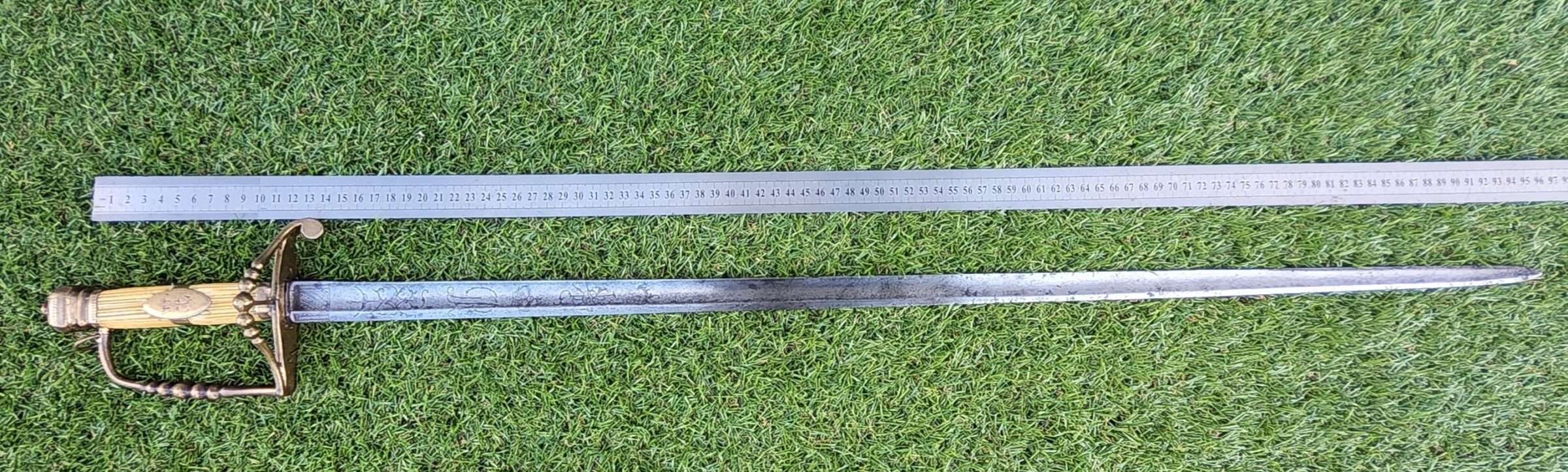 Georgian British Naval Officers Sword - Image 13