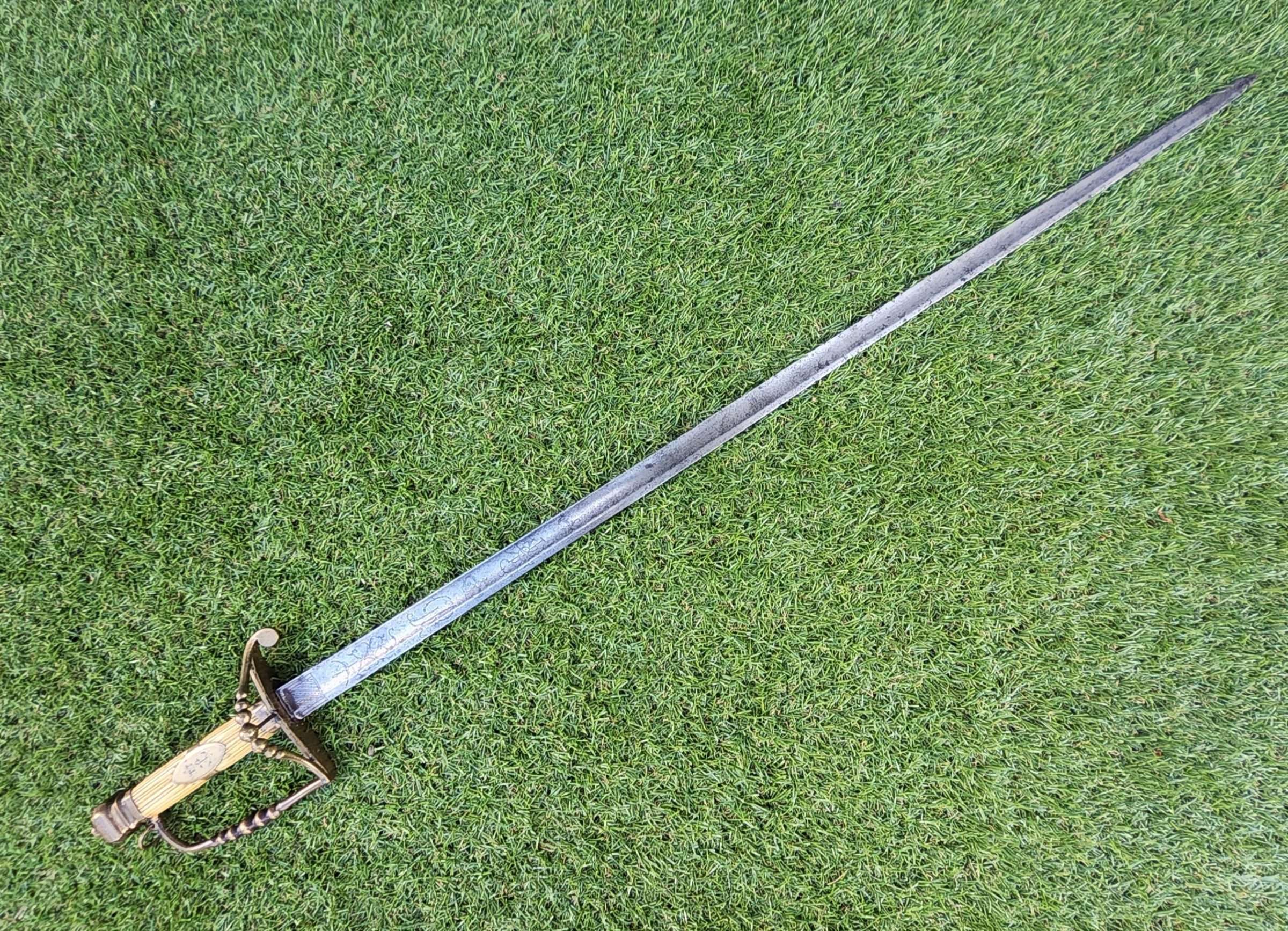 Georgian British Naval Officers Sword - Image 2