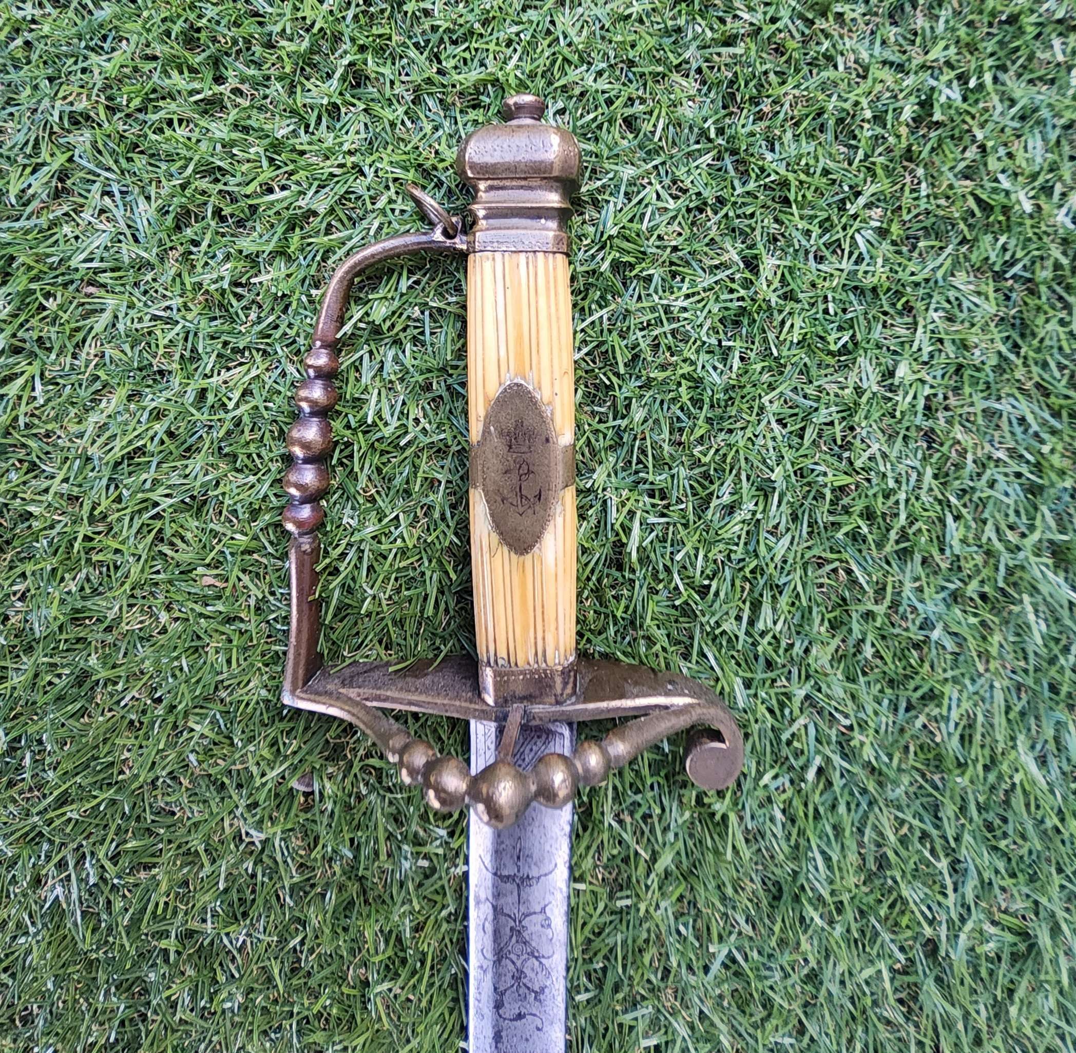 Georgian British Naval Officers Sword - Image 14