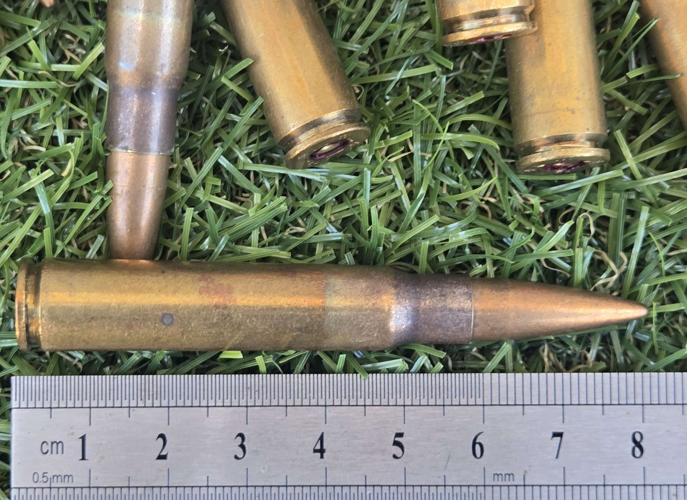 8 x 57 Yugoslavian Military Ammunition as used in German K98 Rifles Inert - Image 2