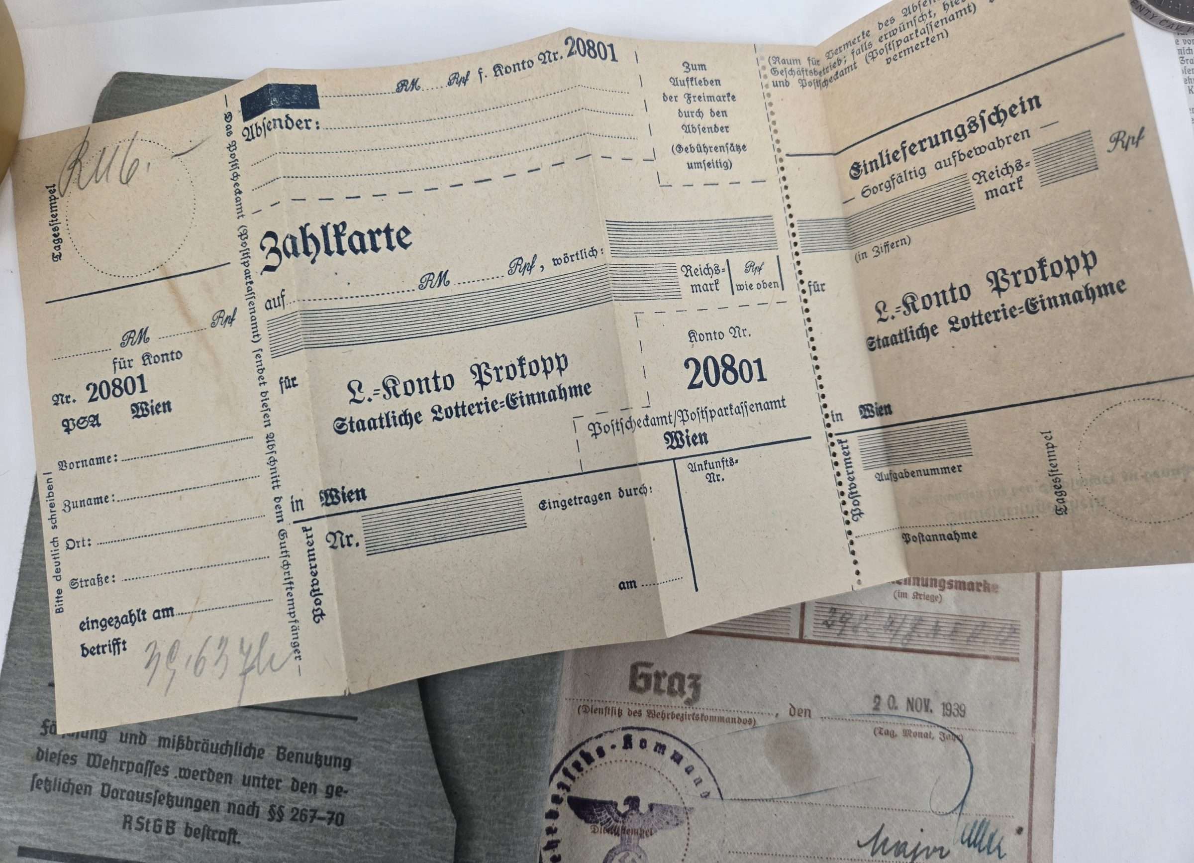 WWII German Wehrpass - Image 8