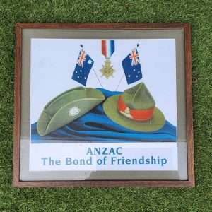 ANZAC New Zealand and Australian Framed Print